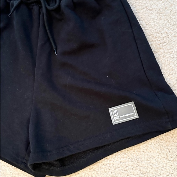 Black Drawstring Shorts - Picture 3 of 7